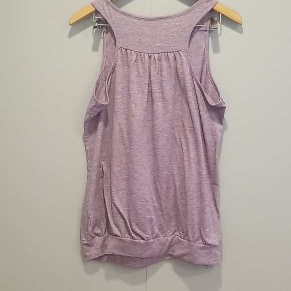 Miusey racer back tank top Sz L Purple - Picture 4 of 6